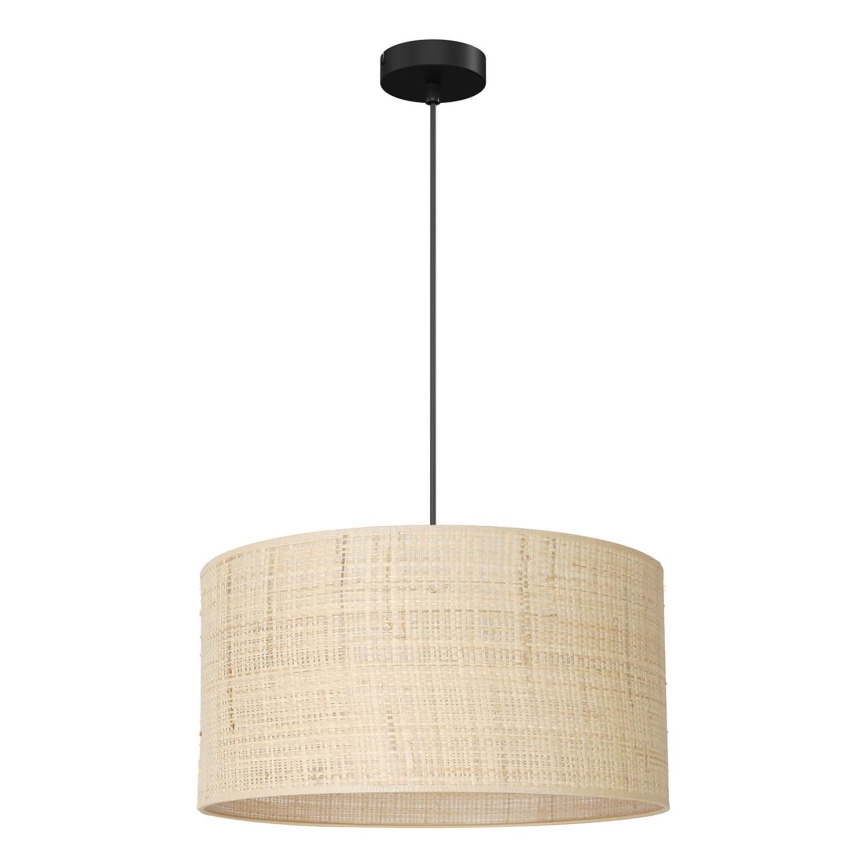 Lámpara colgante con cable RATTAN 1xE27/60W/230V diámetro 40 cm ratán