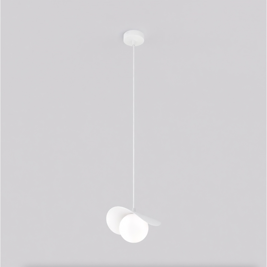 Lámpara colgante con cable RITUAL 1xG9/8W/230V blanca