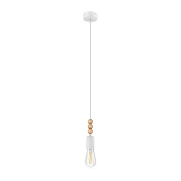 Lámpara colgante con cable SIMON 1xE27/60W/230V haya