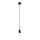Lámpara colgante con cable SIMON 1xE27/60W/230V negro/haya