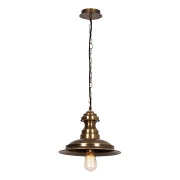 Lámpara colgante con cable SIVANI 1xE27/40W/230V acabado bronce