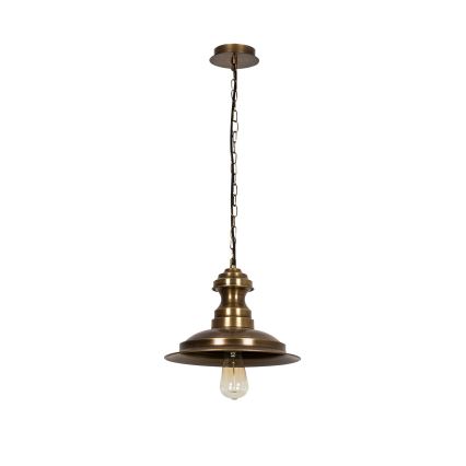 Lámpara colgante con cable SIVANI 1xE27/40W/230V acabado bronce