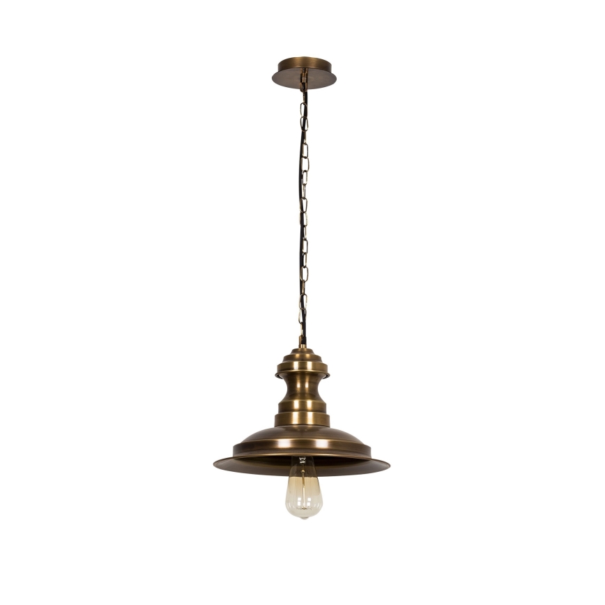 Lámpara colgante con cable SIVANI 1xE27/40W/230V acabado bronce