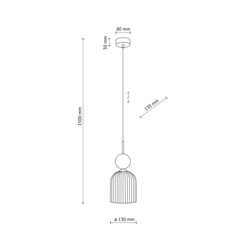 Lámpara colgante con cable SOPHIA 1xE14/10W/230V negra/verde/beige ahumado