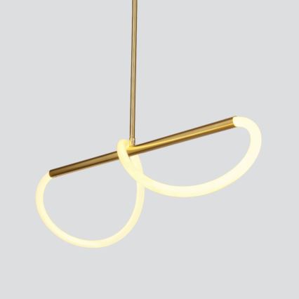 Lámpara colgante con cable SUPREME LED/18W/230V 80 cm dorada