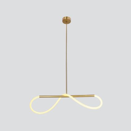 Lámpara colgante con cable SUPREME LED/18W/230V 80 cm dorada