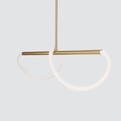 Lámpara colgante con cable SUPREME LED/18W/230V 80 cm dorada