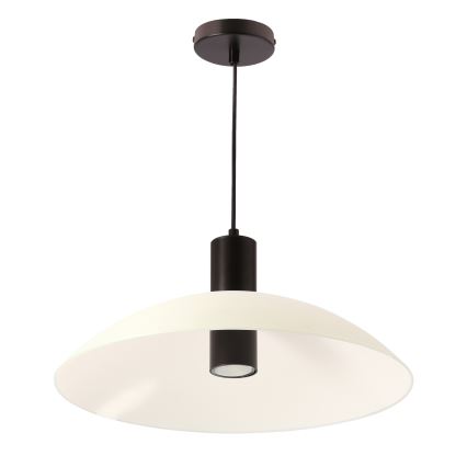 Lámpara colgante con cable TEDIN 1xGU10/15W/230V blanco/negro