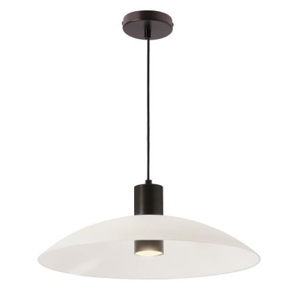 Lámpara colgante con cable TEDIN 1xGU10/15W/230V blanco/negro