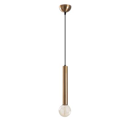 Lámpara colgante con cable TEMPO 1xE27/40W/230V dorada