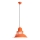 Lámpara colgante con cable TIBET 1xE27/40W/230V naranja