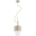 Lámpara colgante con cable TRI-STAR 1xE27/15W/230V beige