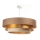 Lámpara colgante con cable TRINITI 1xE27/60W/230V beige/dorado