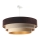 Lámpara colgante con cable TRINITI 1xE27/60W/230V marrón/beige/dorado