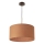 Lámpara colgante con cable VANTI 1xE27/40W/230V color ladrillo