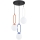 Lámpara colgante con cable VAVIL 3xE27/15W/230V multicolor