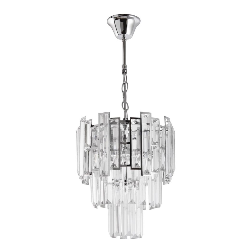 Lámpara colgante con cadena 3xE27/60W/230V