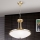 Lámpara colgante con cadena AIDA 3xE27/60W/230V diá. 39,5 cm latón