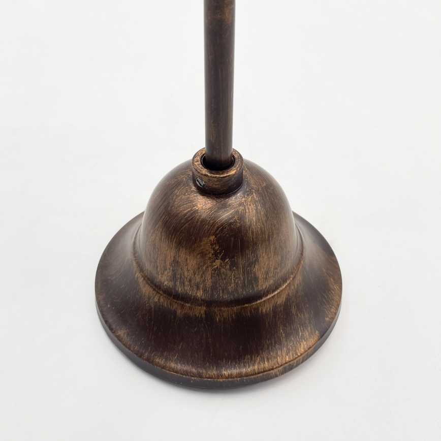 Lámpara colgante con cadena ANTON, 3x E14/15W/230V, acabado en bronce