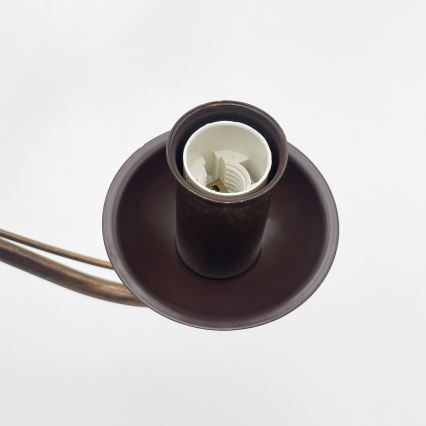 Lámpara colgante con cadena ANTON, 3x E14/15W/230V, acabado en bronce