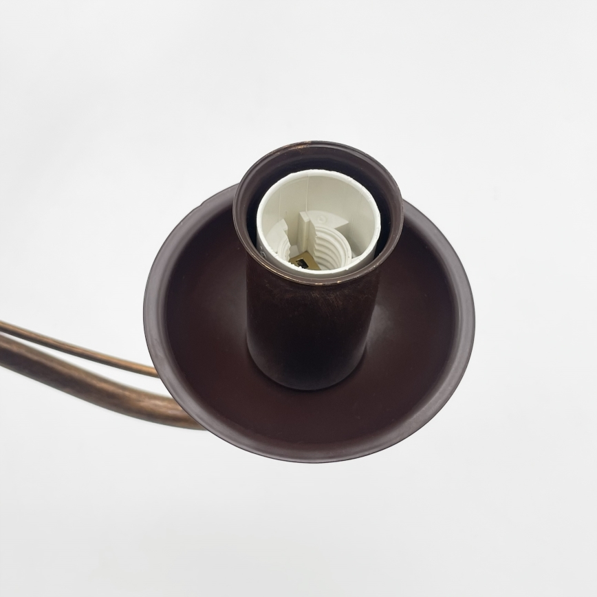 Lámpara colgante con cadena ANTON, 3x E14/15W/230V, acabado en bronce