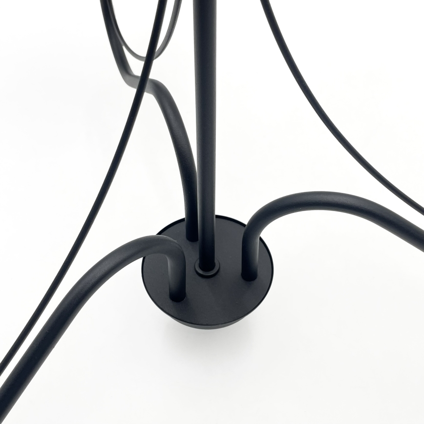 Lámpara colgante con cadena ANTON, 3xE14/15W/230V, negra