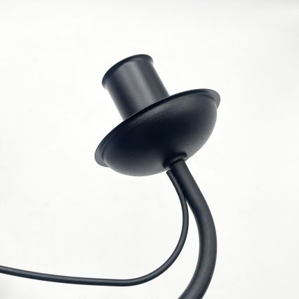 Lámpara colgante con cadena ANTON, 3xE14/15W/230V, negra