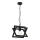 Lámpara colgante con cadena ARNOLD 1xE27/60W/230V negro