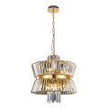 Lámpara colgante con cadena AURELIA 12xE14/40W/230V dorado