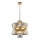 Lámpara colgante con cadena AURELIA 12xE14/40W/230V dorado