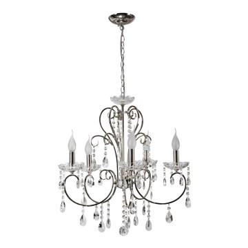 Lámpara colgante con cadena AURORA 5xE14/40W/230V