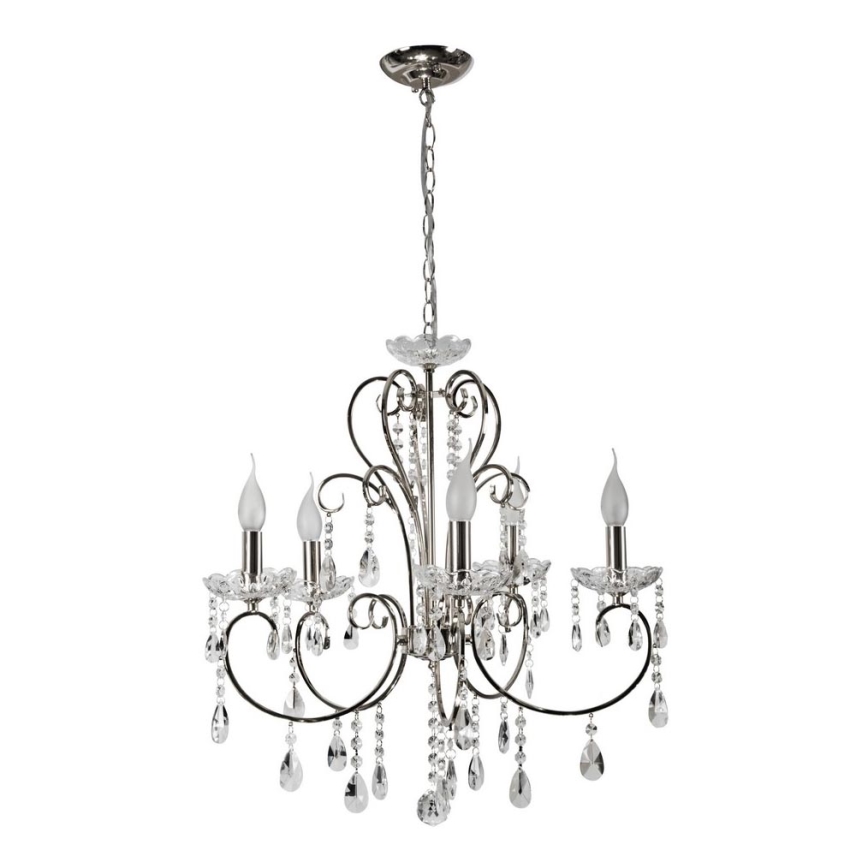 Lámpara colgante con cadena AURORA 5xE14/40W/230V