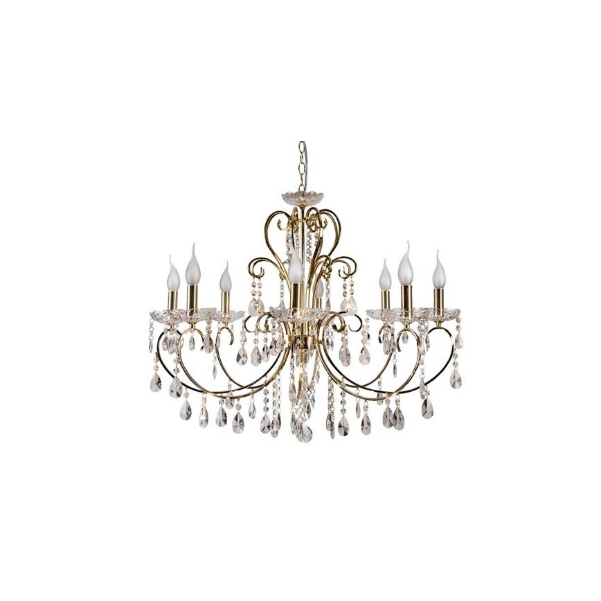 Lámpara colgante con cadena AURORA 8xE14/40W/230V