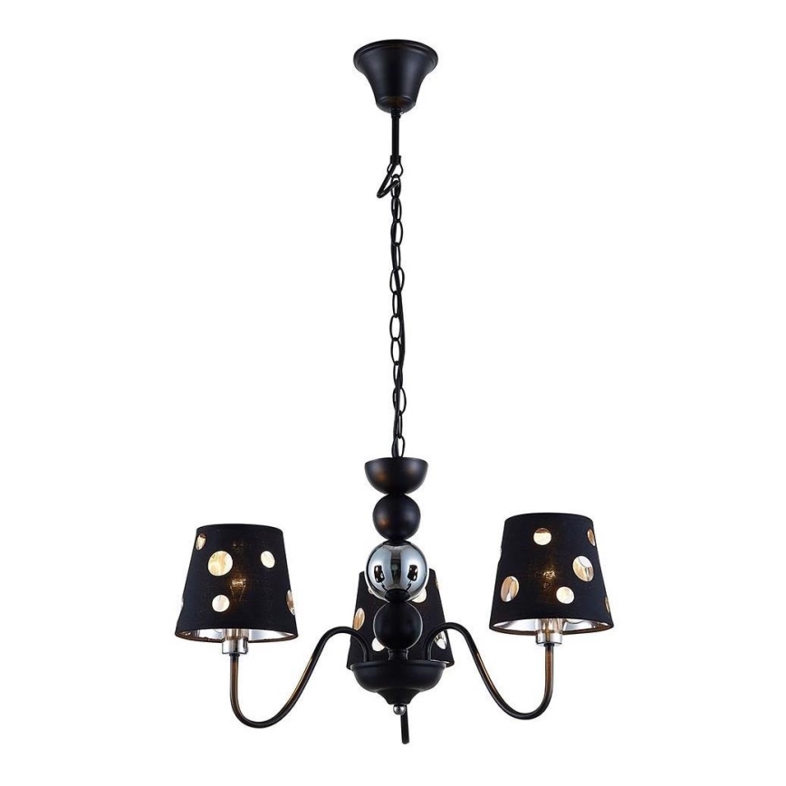 Lámpara colgante con cadena BATLEY 3xE14/60W/230V