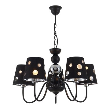 Lámpara colgante con cadena BATLEY 5xE14/60W/230V