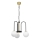 Lámpara colgante con cadena CAMBRIDGE 3xE14/60W/230V negro/latón