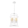 Lámpara colgante con cadena CONSTANTINE 5xE27/60W/230V blanco