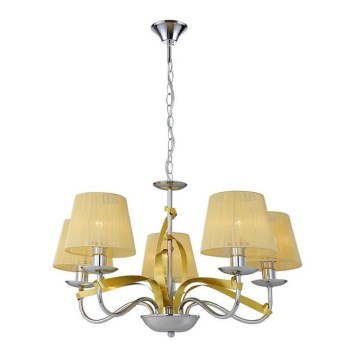 Lámpara colgante con cadena DIVA 5xE14/40W/230V