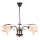 Lámpara colgante con cadena DUCATTI 3xE14/10W/230V bronce