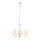 Lámpara colgante con cadena MALBO 3xE27/15W/230V beige