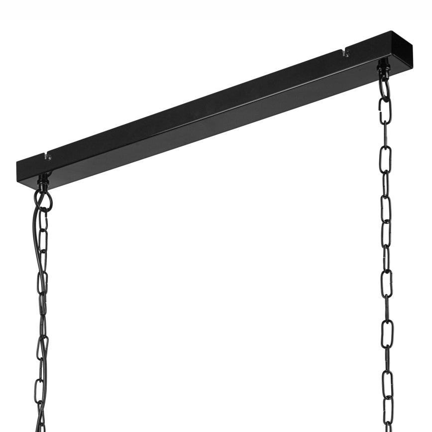 Lámpara colgante con cadena MARIO 3xE27/60W/230V latón