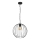 Lámpara colgante con cadena MERCURE 1xE27/15W/230V negro