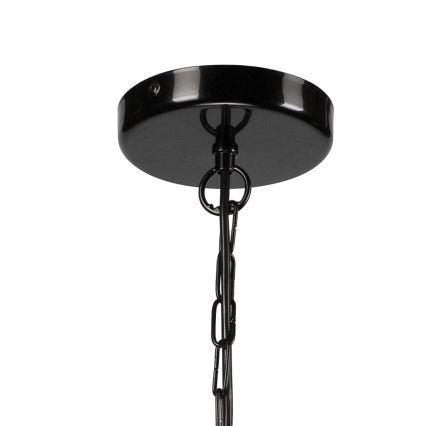 Lámpara colgante con cadena OSCAR 6xG9/5W/230V negro