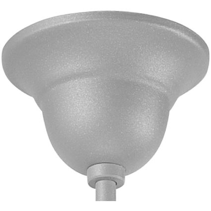 Lámpara colgante con cadena RETRO II 3xE27/60W/230V plata