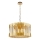 Lámpara colgante con cadena RITZ 12xE14/40W/230V diá. 54 cm dorado