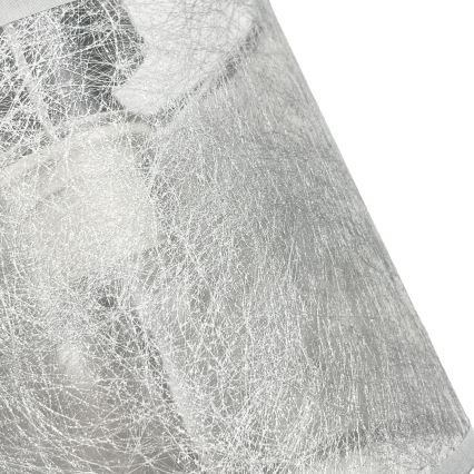 Lámpara colgante con cadena ROSA 3xE27/60W/230V negra/gris