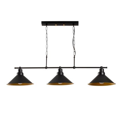 Lámpara colgante con cadena SIVANI 3xE27/100W/230V