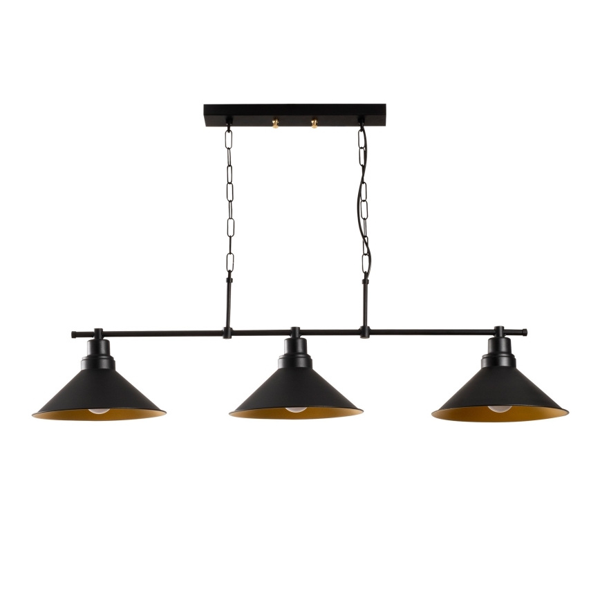 Lámpara colgante con cadena SIVANI 3xE27/100W/230V
