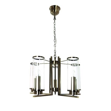 Lámpara colgante con cadena VERDI 5xE14/40W/230V