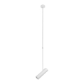 Lámpara colgante con varilla 1xGU10/35W/230V blanca